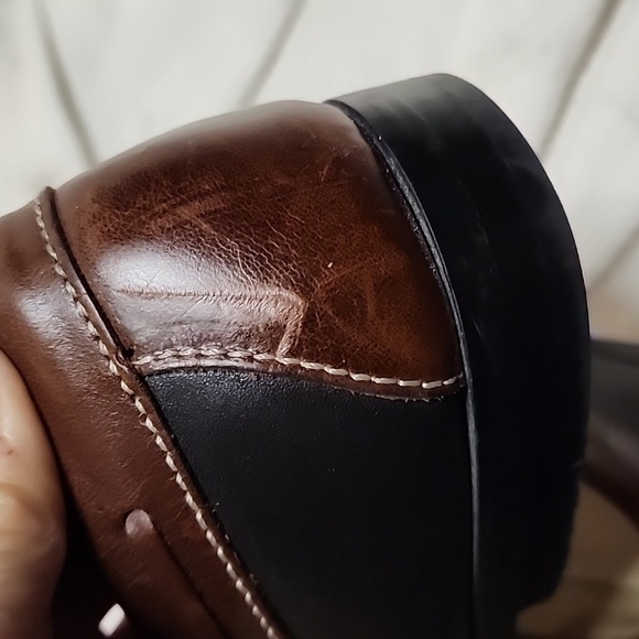 Cole Haan black/brown tasseled moc loafers 9D - Picture 11 of 11